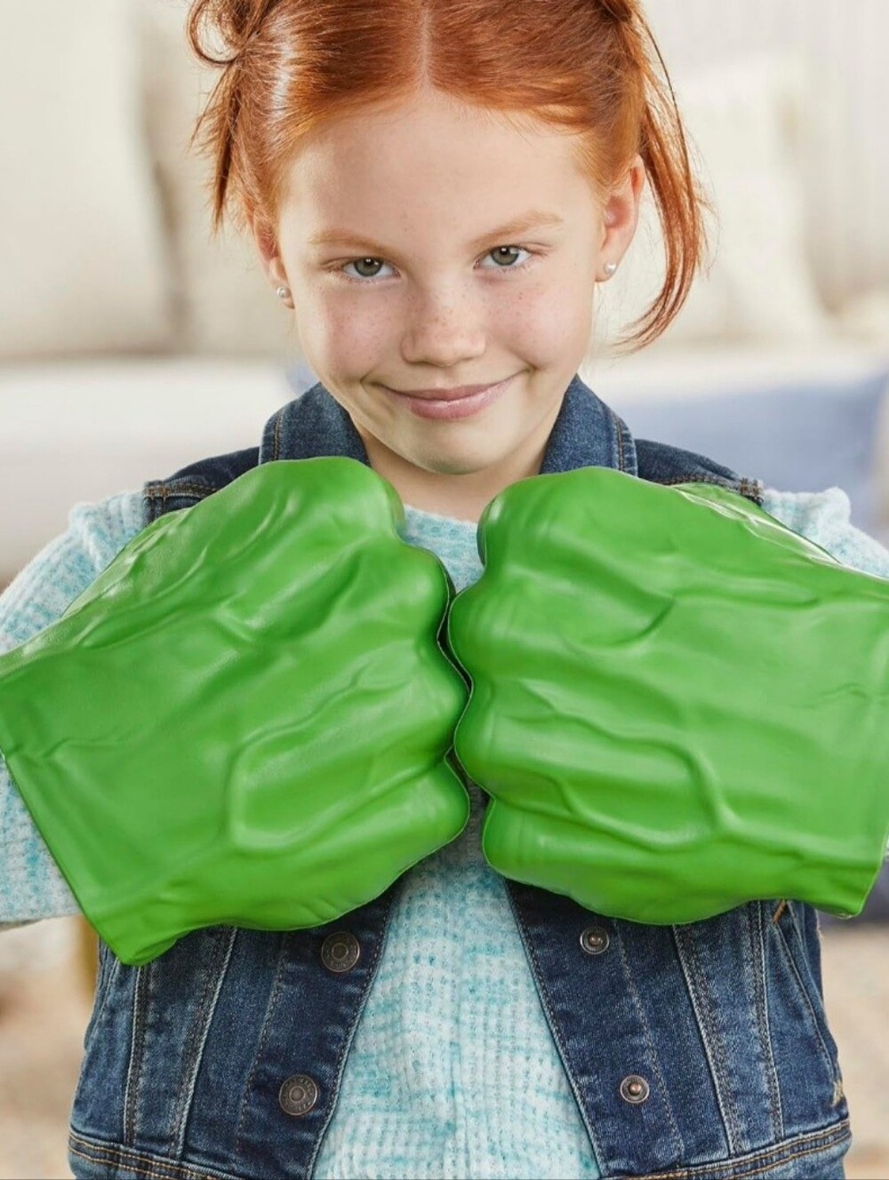 Marvel Hulk Gamma Smash Fists, Soft Foam Role Play Toy, Avengers Unisex Like New